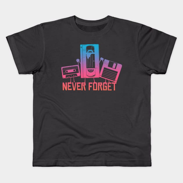 Never Forget Kids T-Shirt by Xtian Dela ✅